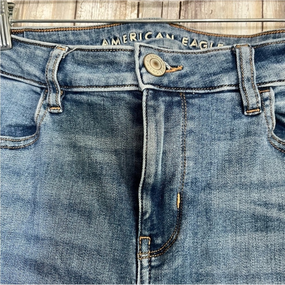 American Eagle Light Wash Long Jegging - Picture 4 of 8